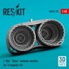 RESKIT RSU48-0203 T-38A TALON EXHAUST NOZZLES FOR TRUMPETER KIT (3D PRINTED) 1/48